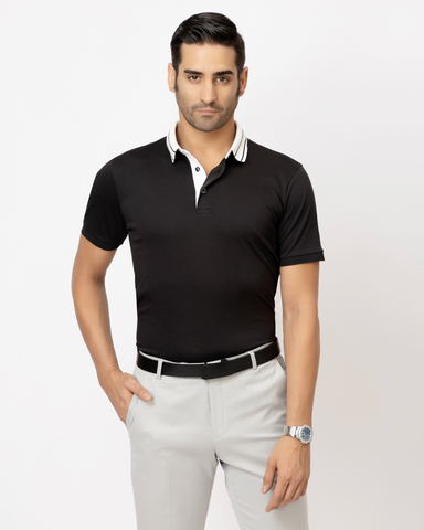 Black n White Polo