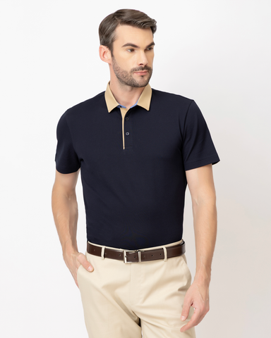 DKNavy n Beige Polo