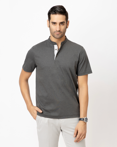 Henley Charcoal Grey