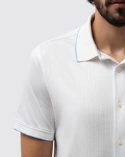 Drop Needle Short Sleeve Shirt in White