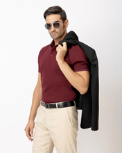Vintage Burgundy Polo