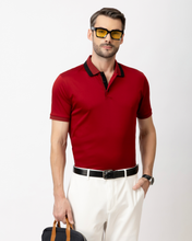 Unique Burgundy Polo
