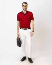 Unique Burgundy Polo