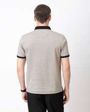 Jacquard Polo in Subtle Gold